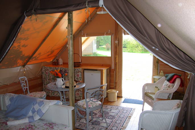orchid lodge tent the good life in france interior