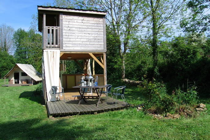 orchid lodge tent the good life in france kitchen