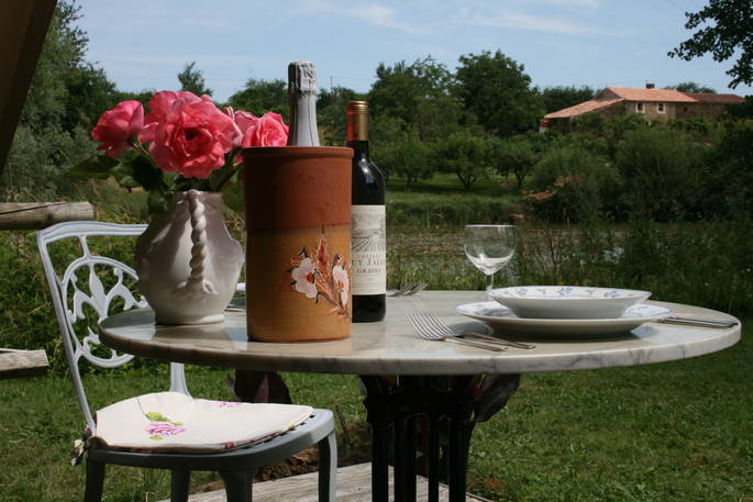 peony lodge tent the good life in france table