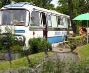 Shepherd's huts, buses and more on wheels