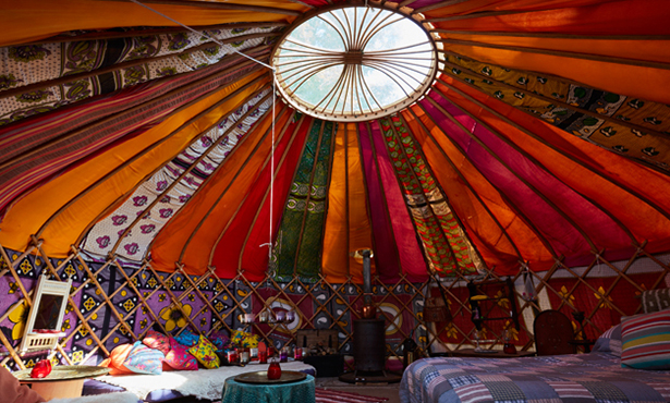 Yurts, tipis, safari tents and more under canvas