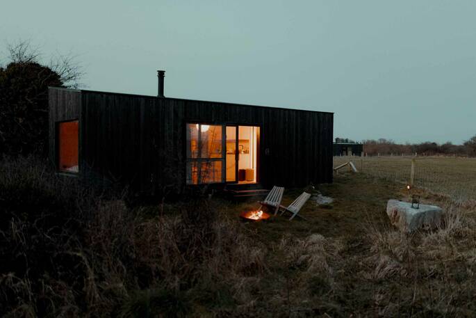 Evening at the cabin