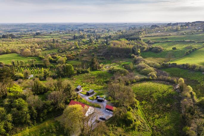 Aerial view of the site