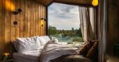 King size bed with a view