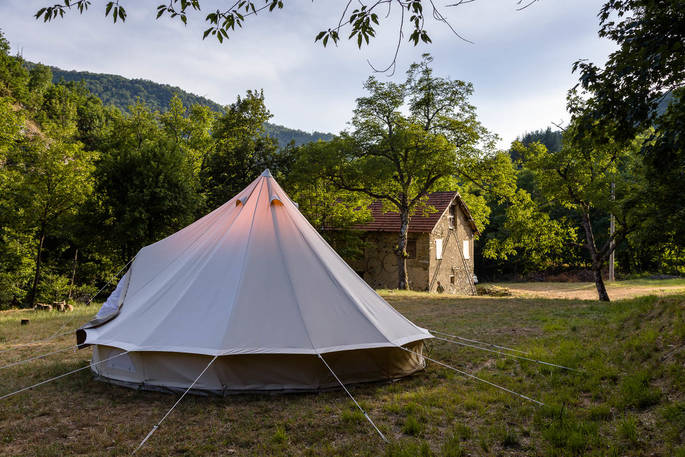 tents wall Kodiak Canvas 6175 Glamping Tent, 12x12