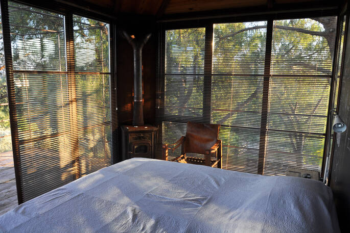 casa barthel treehouse bedroom