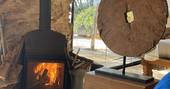 La Casetta Sul Mare cabin woodburner, Grosseto, Tuscany, Italy