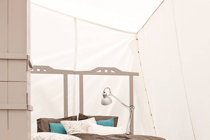 macieira lodge safari tent vinha da manta double bed