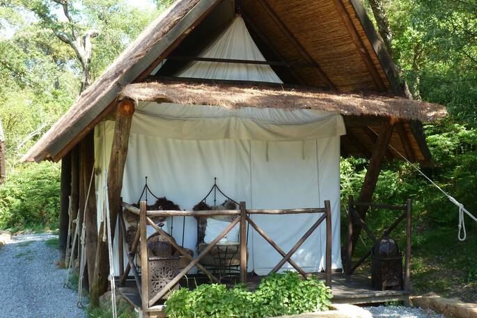 Desejo tent at A Terra Portugal