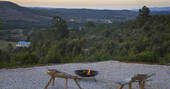 Fire pit with views beyond