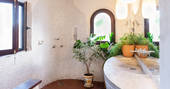 En-suite at Casa Isadora Cave House, Almeria, Spain