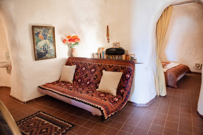Moroccan room at Casa Isadora Cave House, Almeria, Spain