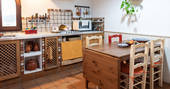 Fully equipped kitchen inside Casa Isadora Cave House in Spain 
