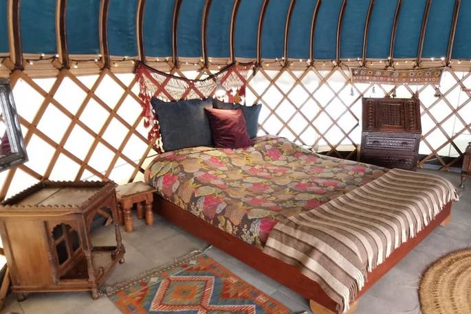 Levante yurt bed, Cadiz, Spain
