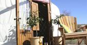 Yurt deck