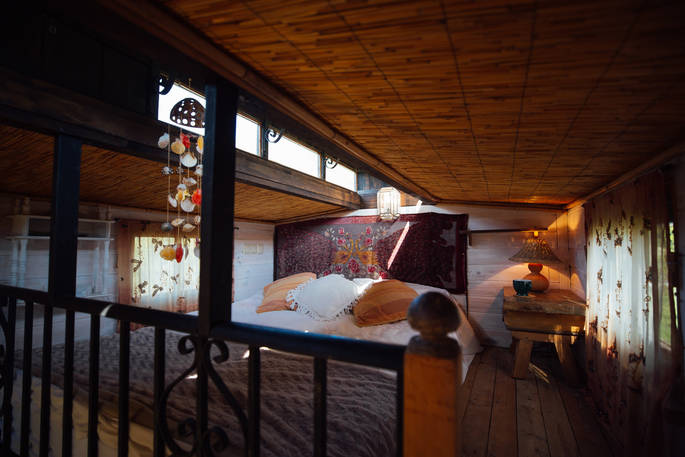 The Little Wooden House cabin bed, Malaga, Spain