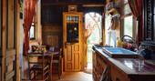 The Little Wooden House cabin interior, Malaga, Spain
