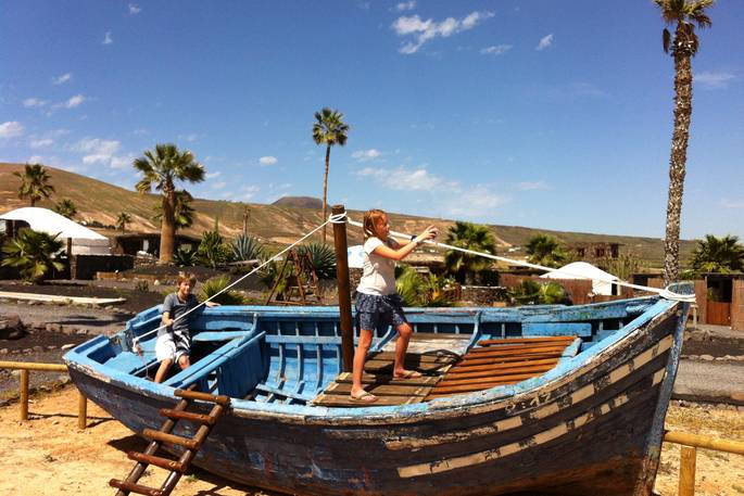 Boat kids play park, FInca De Arrieta