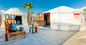 Eco Chiquitita Yurts exterior, glamping, Finca de Arrieta, Haría, Lanzarote, Spain