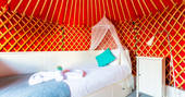 Eco Chiquitita Yurts single bed, glamping, Finca de Arrieta, Haría, Lanzarote, Spain