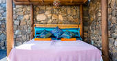 Eco Luxury Yurt Suite outdoor bed, glamping, Finca de Arrieta, Haría, Lanzarote, Spain