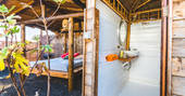 Eco Palm Yurt - exterior area, glamping, Finca de Arrieta, Haría, Lanzarote, Spain