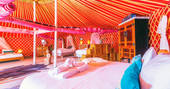 Yurt Royale - inside, glamping, Finca de Arrieta, Haría, Lanzarote, Spain