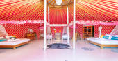 Yurt Royale - interior, glamping, Finca de Arrieta, Haría, Lanzarote, Spain