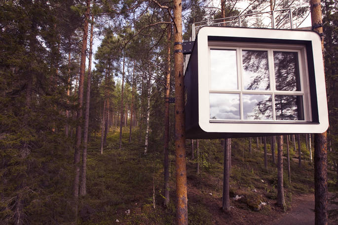 the cabin at treehotel