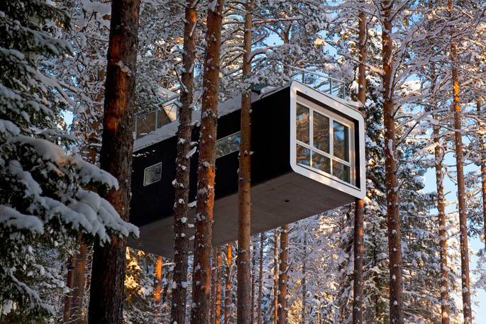 the cabin at treehotel